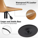 Waleaf Adjustable Swivel Bar Stools Set of 4, Counter Height Bar Stools with Back