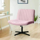 Waleaf Armless Office Desk Chair No Wheels