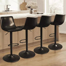 WALEAF Bar Stools Set of 2 Modern Swivel Bar Chairs