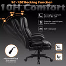 WALEAF Big and Tall Office Chair 500lbs, Adjustable Lumbar Support Executive Office Chair-1