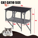 Waleaf Cat Window Box for Large Cats,Outdoor Cat Catio for Sunbathing, Napping & Overlooking