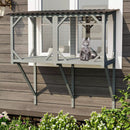 Waleaf Cat Window Box for Large Cats,Outdoor Cat Catio for Sunbathing, Napping & Overlooking