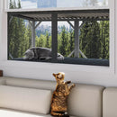 Waleaf Cat Window Box for Large Cats,Outdoor Cat Catio for Sunbathing, Napping & Overlooking