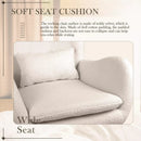 Waleaf Rocking Chair Nursery Rocker Teddy Upholstered Rocking Chair Indoor