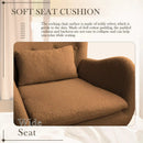 Waleaf Rocking Chair Nursery Rocker Teddy Upholstered Rocking Chair Indoor