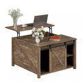 Waleaf Wooden Coffee Table, Lift Top Coffee Table with Large Hidden Storage Shelf for Living Room