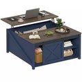Waleaf Wooden Coffee Table, Lift Top Coffee Table with Large Hidden Storage Shelf for Living Room