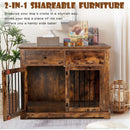 Wood Furniture Style Crate with 2 Doors