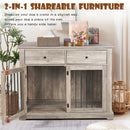 Wood Furniture Style Crate with 2 Doors