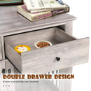 Wood Furniture Style Crate with 2 Doors