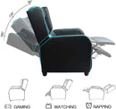 Vitesse Racing Style Single Gaming Recliner & Sofa, Theater Seat VGR02 Vitesse Home