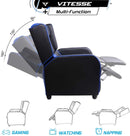 Vitesse Racing Style Single Gaming Recliner & Sofa, Theater Seat VGR02 Vitesse Home