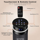 BOSSIN Fast-Heating Tower Electric Space Heater with Thermostat and Timer SP02 Vitesse Home
