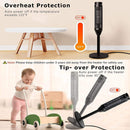 BOSSIN Fast-Heating Tower Electric Space Heater with Thermostat and Timer SP02 Vitesse Home