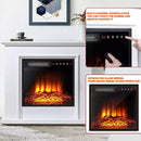 BOSSIN 18 Inch Electric Fireplace Insert with Touch Screen&Remote Control
