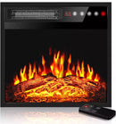 BOSSIN 18 Inch Electric Fireplace Insert with Touch Screen&Remote Control