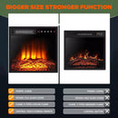 BOSSIN 18 Inch Electric Fireplace Insert with Touch Screen&Remote Control