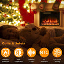 BOSSIN 23 Inch Electric Fireplace Insert with Touch Screen&Remote Control