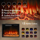 BOSSIN 43" Electric Fireplace with Mantel