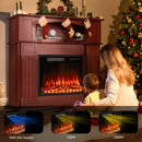 BOSSIN 43" Electric Fireplace with Mantel