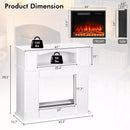 BOSSIN 43" Electric Fireplace with Mantel