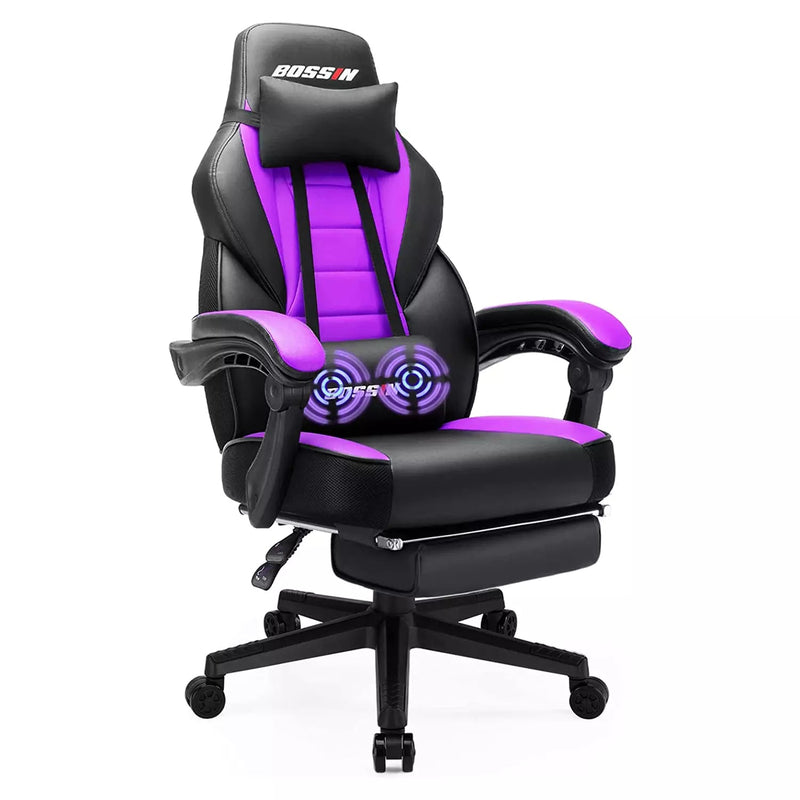 Amazon Gaming Chair With Leg Support BOSSIN Big And Tall Heavy