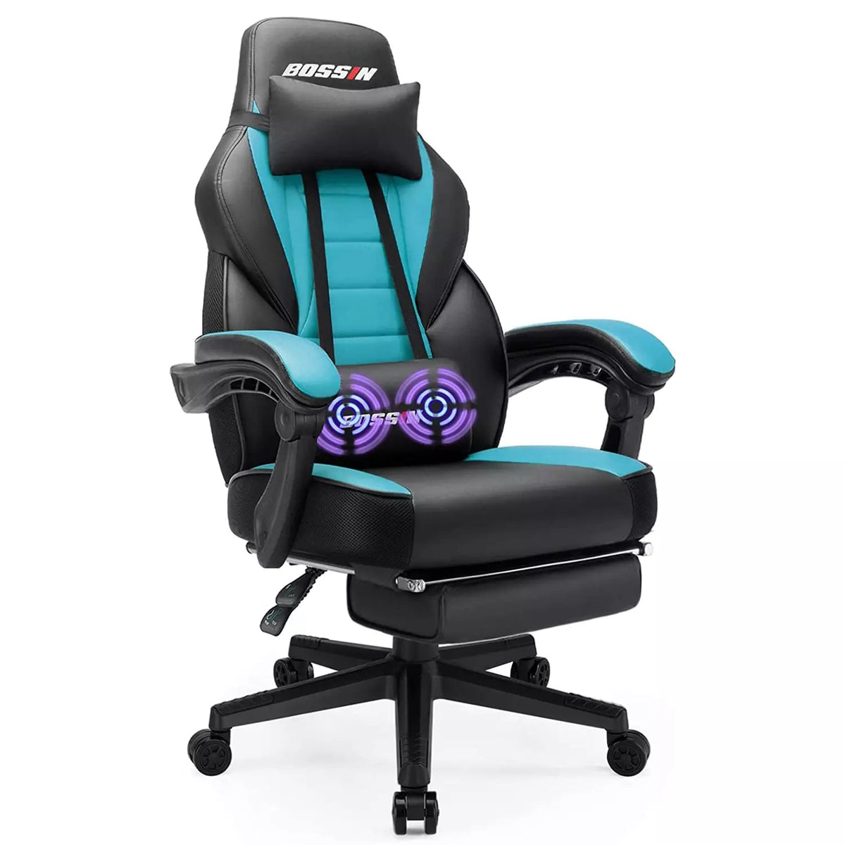 BOSSIN Big and Tall Heavy Duty PC Gaming Chair Design for Big Guy