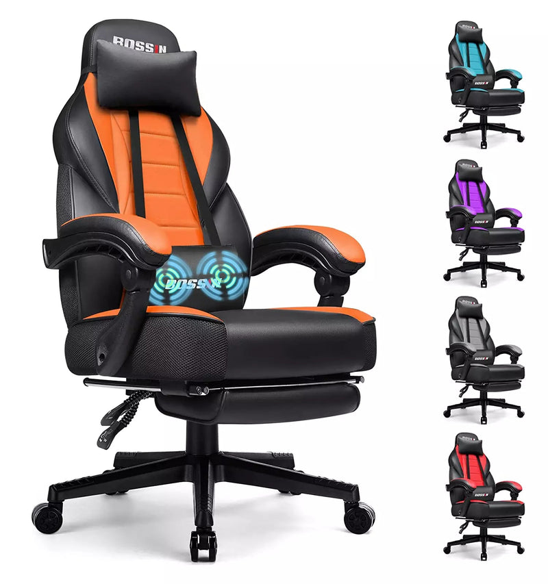 BOSSIN Big and Tall Heavy Duty PC Gaming Chair, Ergonomic Video Game C BOSSIN Big and Tall Heavy Duty PC Gaming Chair, Ergonomic Video Game C