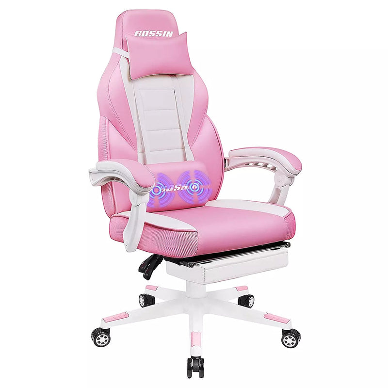 BOSSIN Big and Tall Heavy Duty PC Gaming Chair, Ergonomic Video Game C