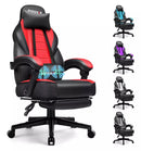 BOSSIN Big and Tall Heavy Duty PC Gaming Chair, Ergonomic Video Game Chairs with Footrest