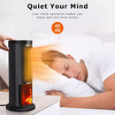 BOSSIN Ceramic Quiet-Heating Electric Space Heater with Thermostat and Timer SP01 Vitesse Home