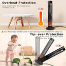 BOSSIN Ceramic Quiet-Heating Electric Space Heater with Thermostat and Timer SP01 Vitesse Home