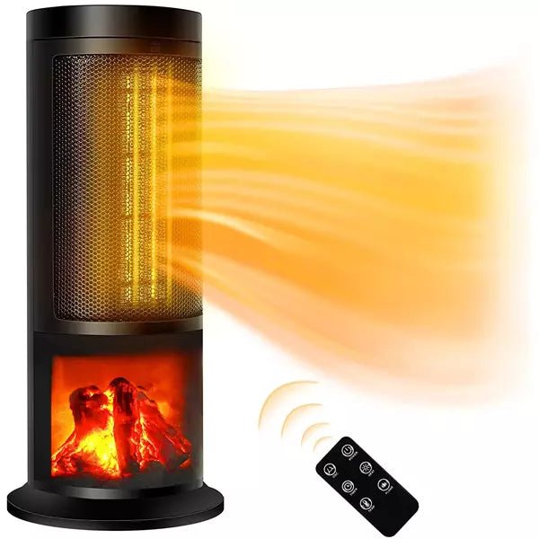 BOSSIN Ceramic Quiet-Heating Electric Space Heater with Thermostat and Timer SP01 Vitesse Home
