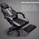 BOSSIN Heavy Duty PC Gaming Chair with Footrest, Design for Big Guy BGC01 Vitesse Home
