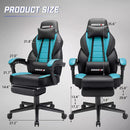 BOSSIN Heavy Duty PC Gaming Chair with Footrest, Design for Big Guy BGC01 Vitesse Home