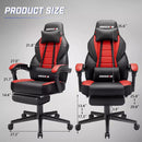 BOSSIN Heavy Duty PC Gaming Chair with Footrest, Design for Big Guy BGC01 Vitesse Home