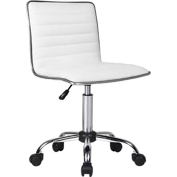 BOSSIN Mid-Back Height Adjustable Office Chair, Armless Swivel Task Chair OF05 Vitesse Home