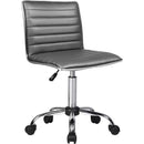BOSSIN Mid-Back Height Adjustable Office Chair, Armless Swivel Task Chair OF05 Vitesse Home