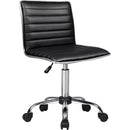 BOSSIN Mid-Back Height Adjustable Office Chair, Armless Swivel Task Chair OF05 Vitesse Home
