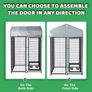 Vitesse 4x4x6 FT Outdoor Large Dog Kennel PLB02 Vitesse Home