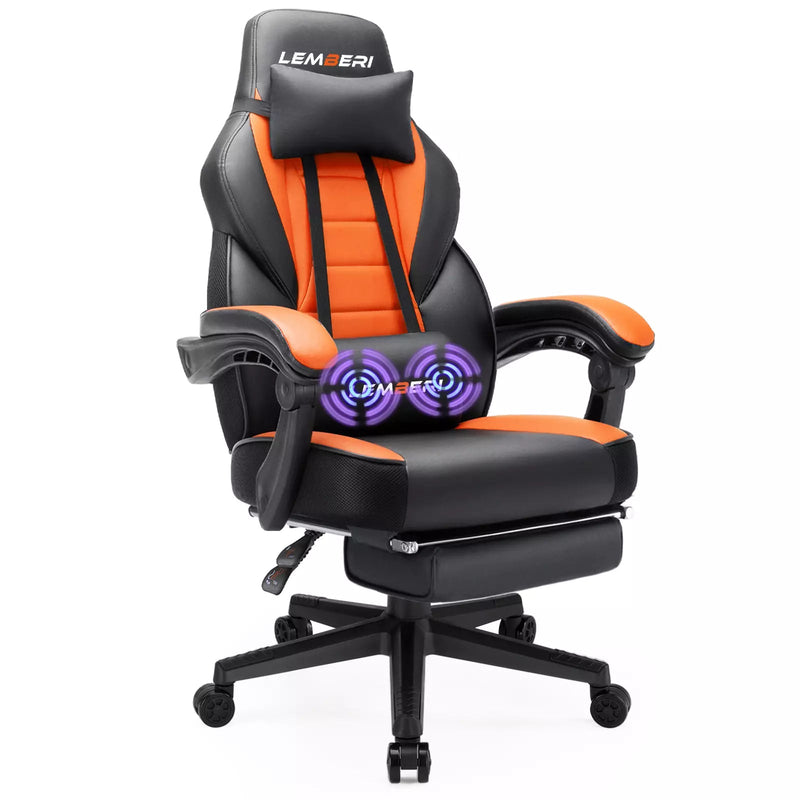 LEMBERI Big and Tall Heavy Duty PC Gaming Chair, Design for Big Guy