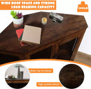 OFIKA Corner Dog Crate Furniture with Metal Mesh DH02 Vitesse Home