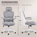 OFIKA Ergonomic Office Chair, High Back Mesh Desk Chair with Adjustable Headrest Vitesse Home