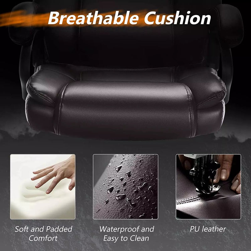 Ofika OFIKA Heavy Duty Big and Tall Office Chair, 500LBS Executive Chair