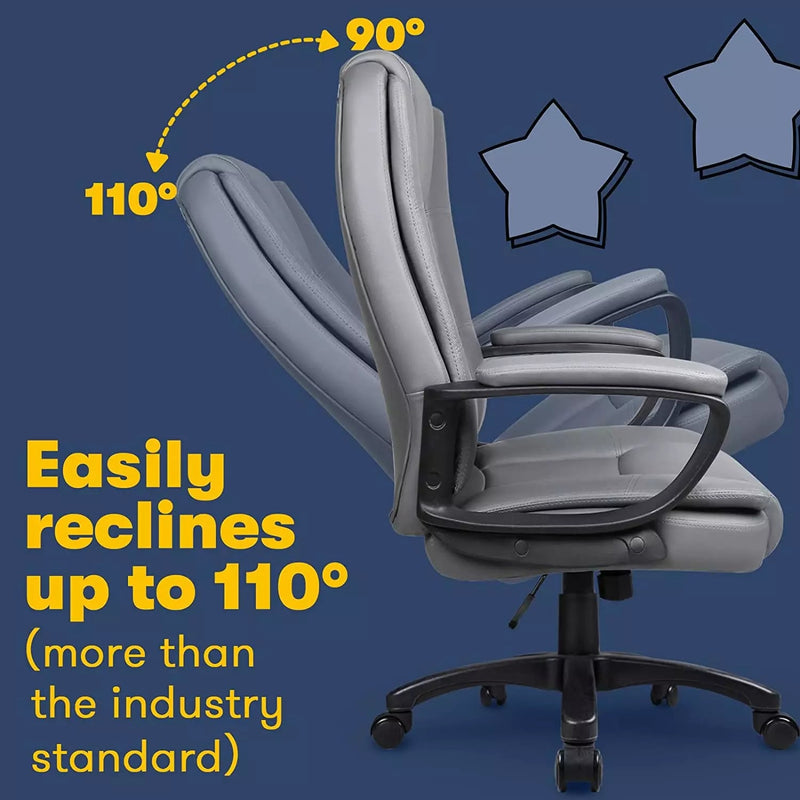Ofika OFIKA High Back Heavy Duty Executive Leather Office Chair