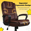 OFIKA High Back Heavy Duty Executive Office PC Chair, 400LBS 8Hours, Brown OFC01 Vitesse Home