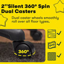 OFIKA High Back Heavy Duty Executive Office PC Chair, 400LBS 8Hours, Black OFC01 Vitesse Home