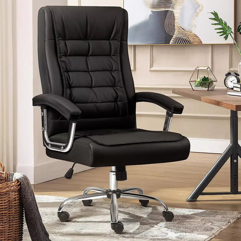Racing Style Large Size High-Back PU Leather Gaming Chair BOSSIN