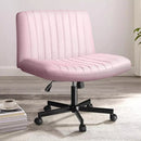 PUKAMI Armless Office Desk Chair with Wheels