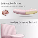 PUKAMI Armless Swivel Office Chair, Height Adjustable Wide Seat Vanity Chair OF06 Vitesse Home